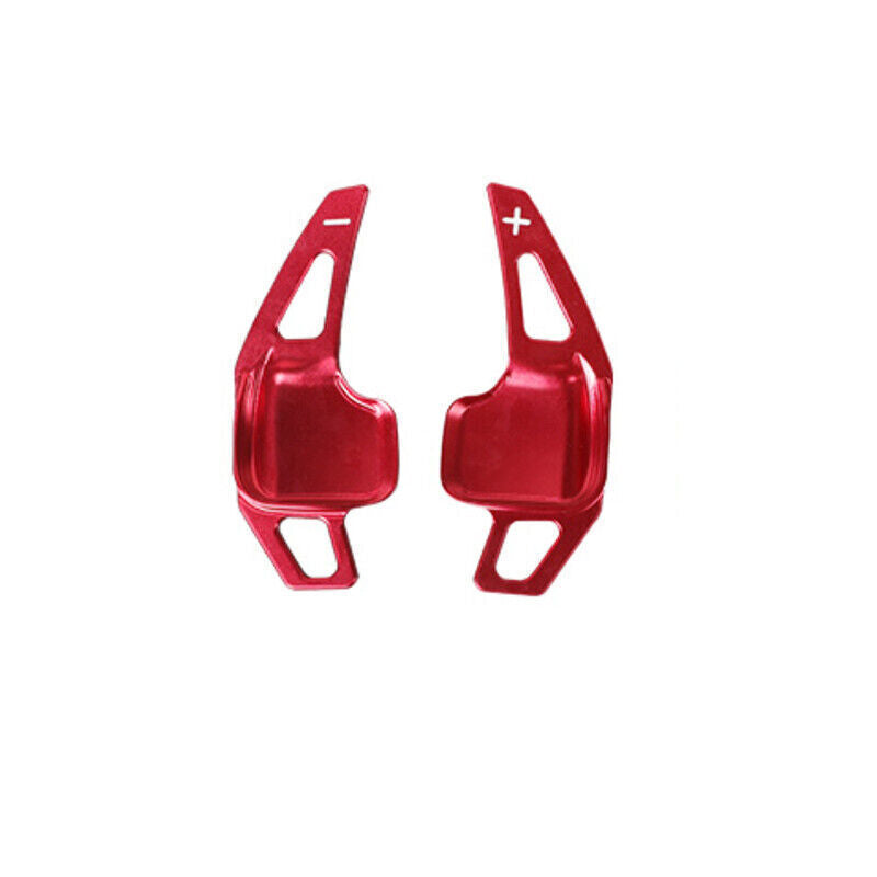 for BMW X5 2014-2018 Red Aluminum Inner Steering Wheel Shift Paddle Shifter 2PCS