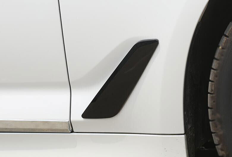 for BMW 5 Series 2018-23 ABS Black Air Flow Vent Side Fender Decor Cover Trim 2P