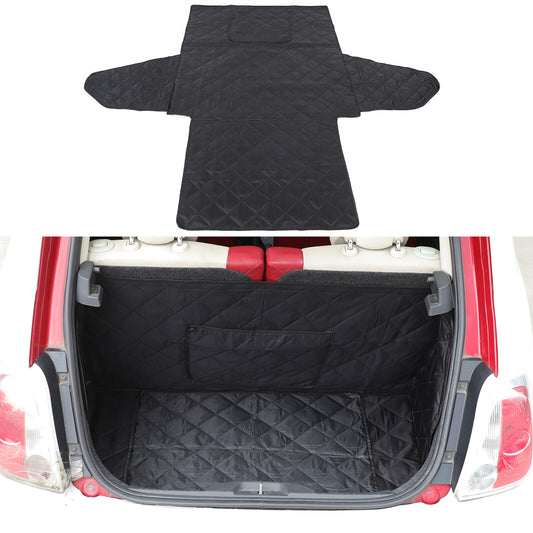 Trunk cargo lining floor mats for dogs and pets, suitable for Fiat 500 500C 2007-2015. n