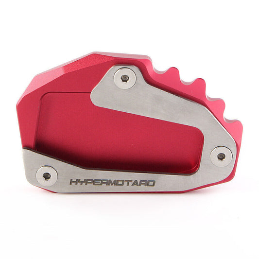 for Ducati Hypermotard 821 2013-17 Red Side Kickstand Stand Extension Plate Pad Q
