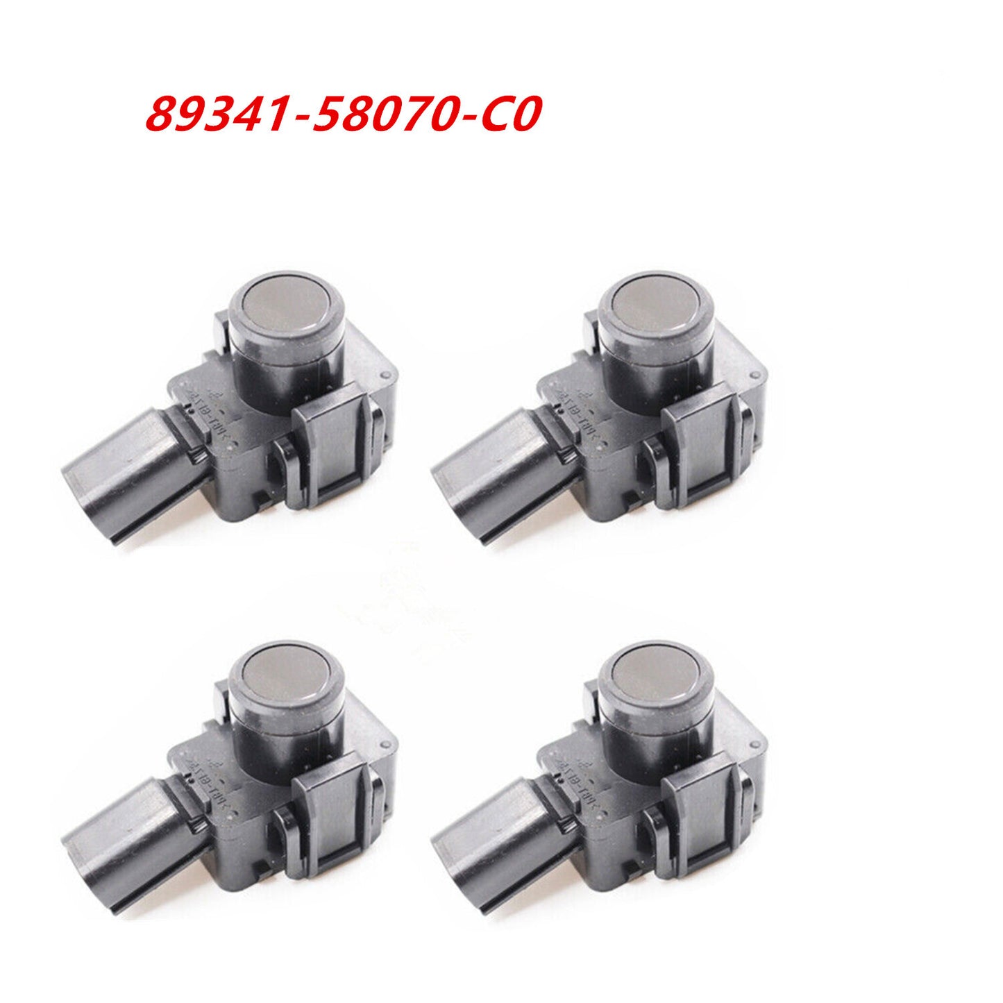4PCS PDC Ultrasonic Parking Sensor 89341-58070-C0 For Prius 2016-2018 NEW v