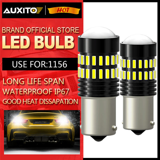 2x 1156 7506 48SMD 6000K White LED Light, 2400LM, 1073 1141