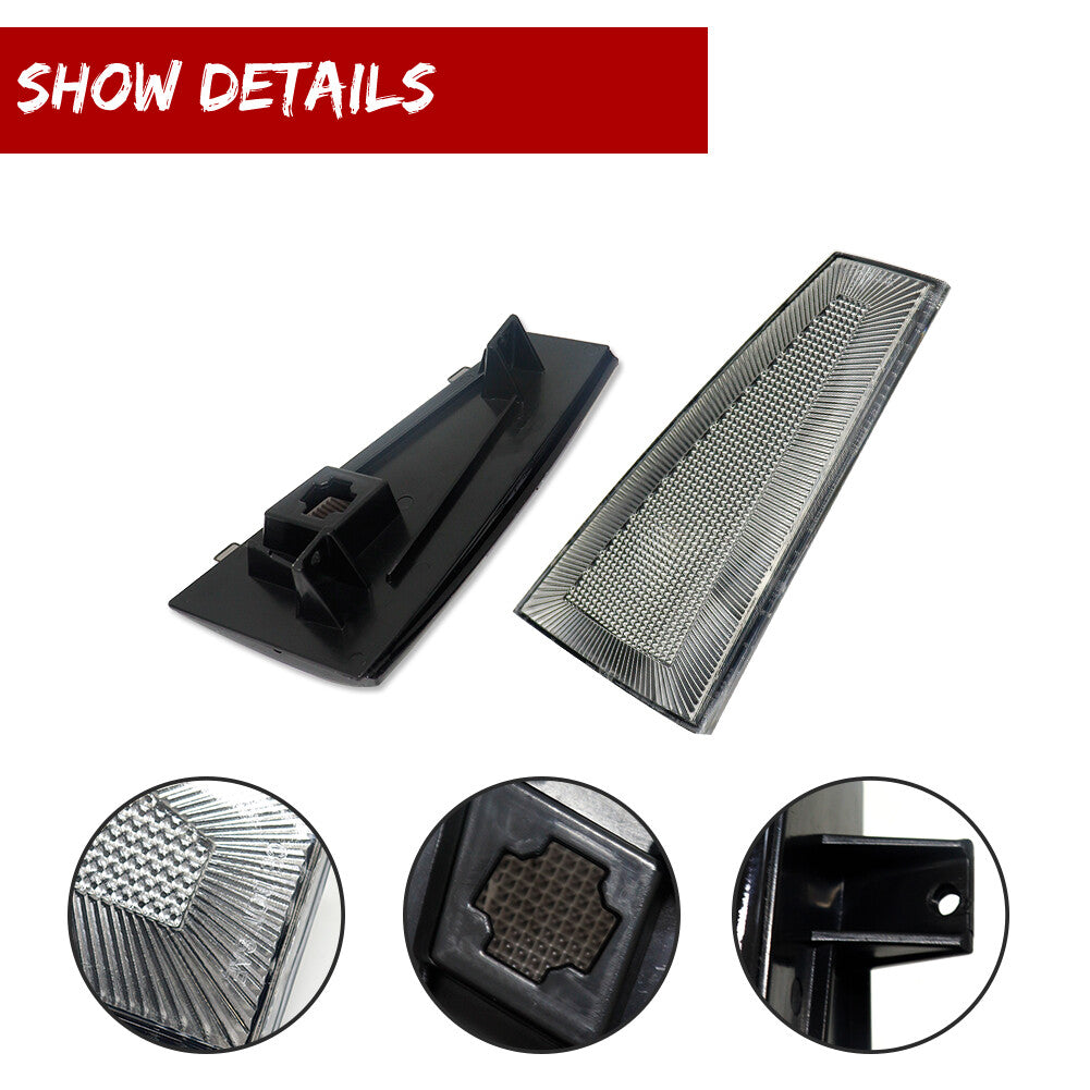 Suitable for 80-81 El Camino&Malibu front marker light transparent housing kit- v