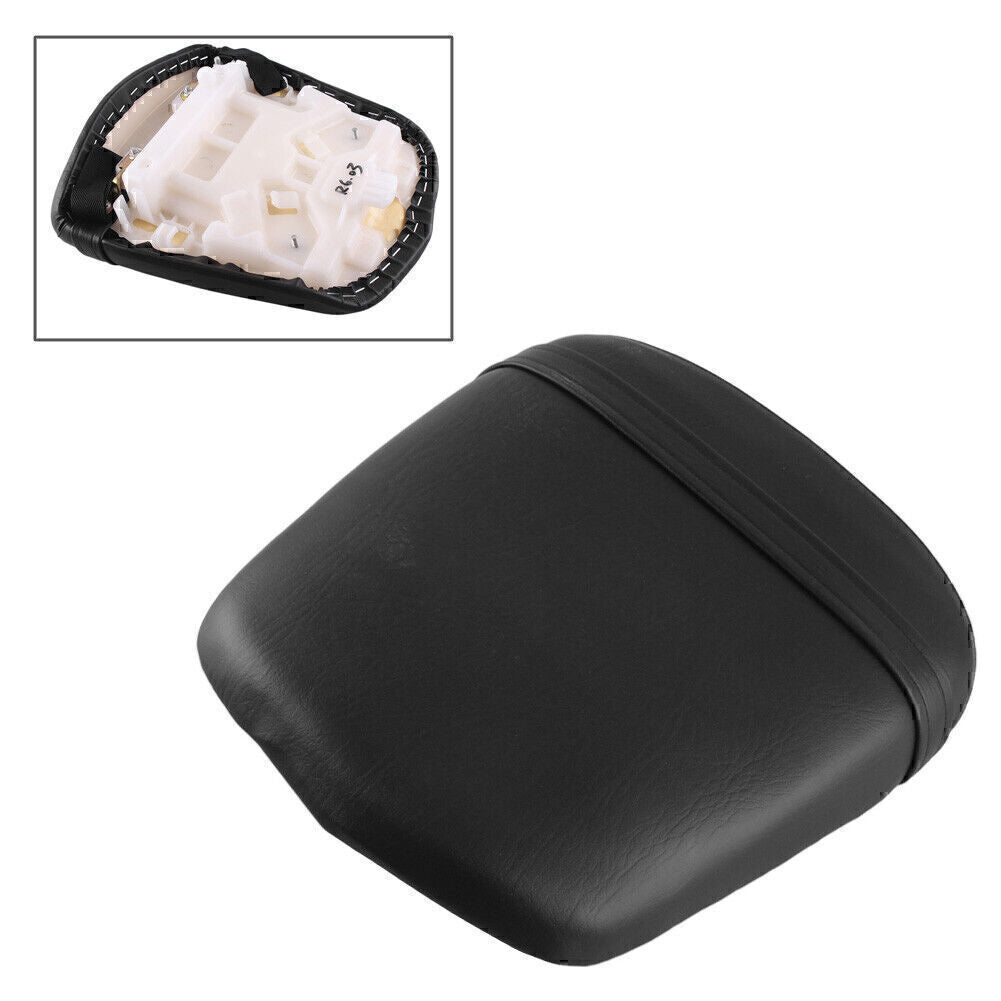 Rear Passenger Back for Seat Cushion Pillion Fit for Yamaha YZF R6 2003 2004 2005 Black Q