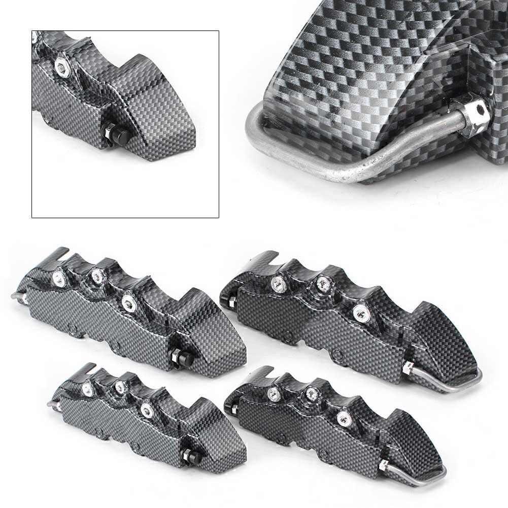 4x Disc Brake Caliper Covers Parts Front Rear 3D Car Truck Set Black ABS Q