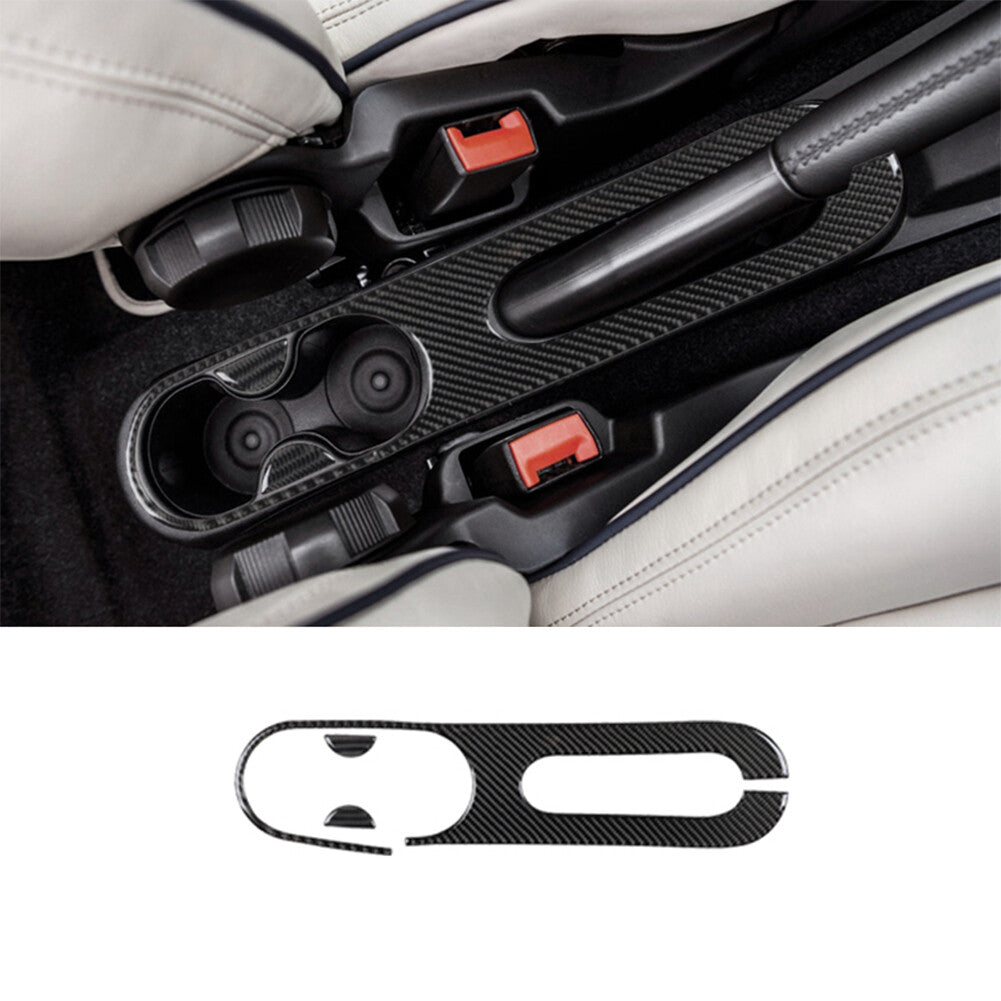 3Pcs Carbon Fiber Gear Shift Panel Cover Trim for Suzuki Grand Vitara 2006-2013 v