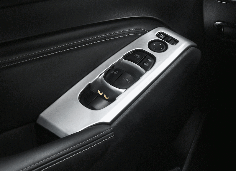 ABS Matte Window Lift Panel Switch Cover Trim for Nissan Teana Altima 2019-2022