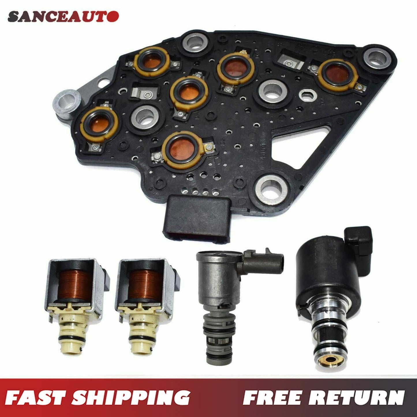 4T65-E 4T65E Transmission Solenoid Kit for EPC SHIFT TCC for BUICK for PONTIAC 1997 - 2002 - n