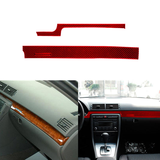 6Pcs Carbon Fiber Door Control Frame Trim for VW for Golf 4 GTI for Jetta MK4 1999-2004 v