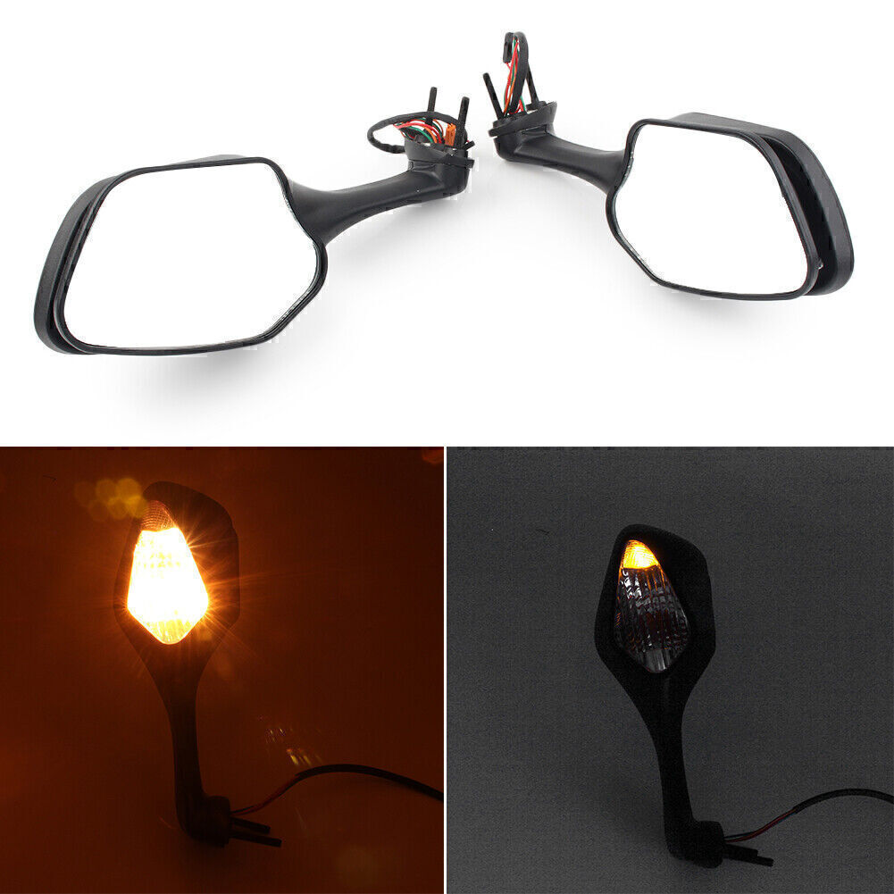 LED Turn Signals Mirrors for Honda CBR1000RR 2008-2013 / VFR1200 2010 2011 2012 Q