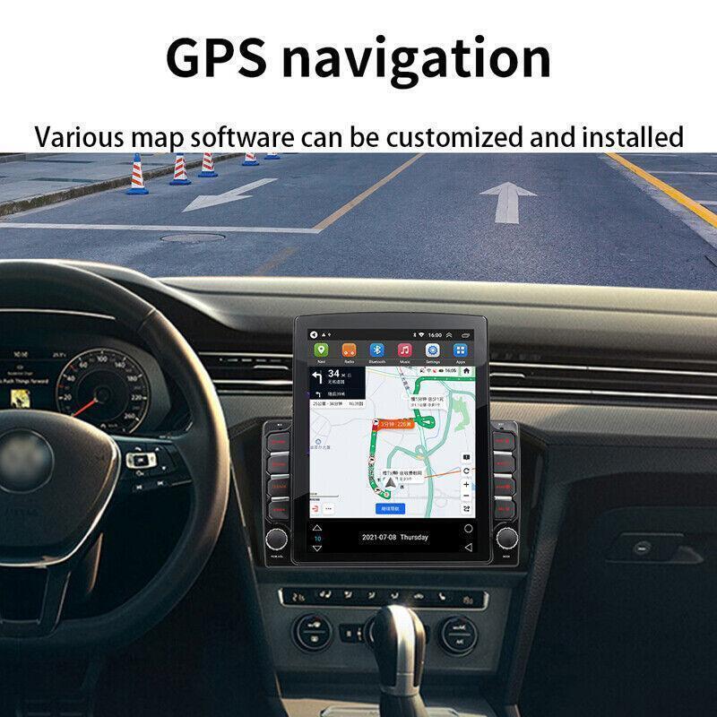 9.7 2Din Android 9.1 GPS WiFi Quad Core 1G+16G Mirror Link Car Radio MP5 Player