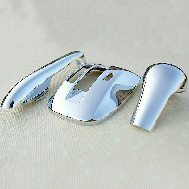 4Pcs Red Carbon Fiber Automatic Gear Shift Panel Trim for Jeep Liberty 2008-2012 v