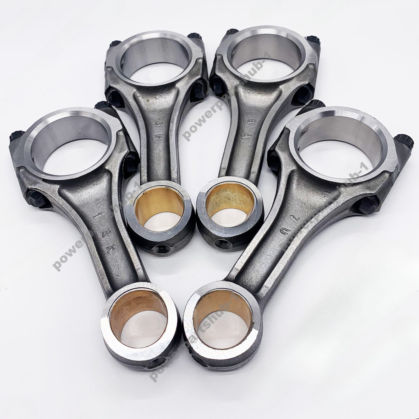 4 Pcs Connecting Rod 12100-1W402 121001W402 for Nissan Engine QD32 QD32T QD32TI