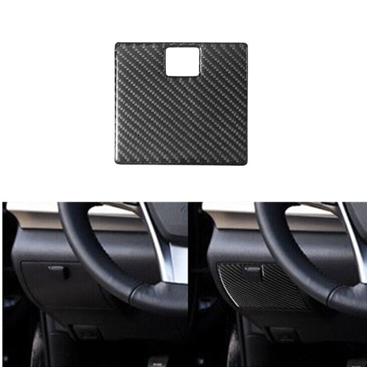 Carbon Fiber GPS Navigation Panel Trim Cover Type C for Honda Accord 2013-2017 v
