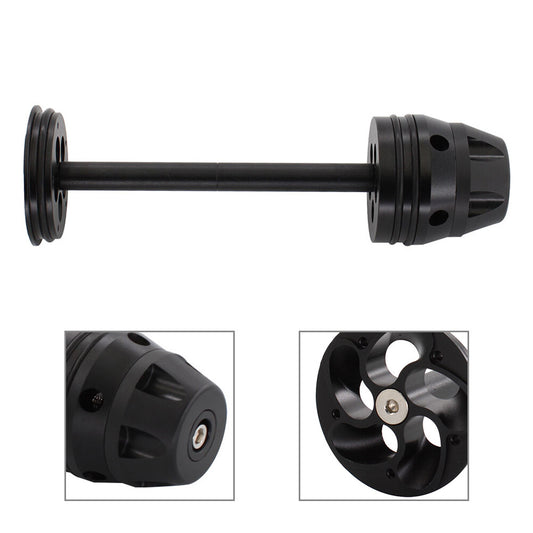 Rear Axle Fork Sliders Wheel Crash Protector for BMW R1200GS R1250GS ADV 2013-24
