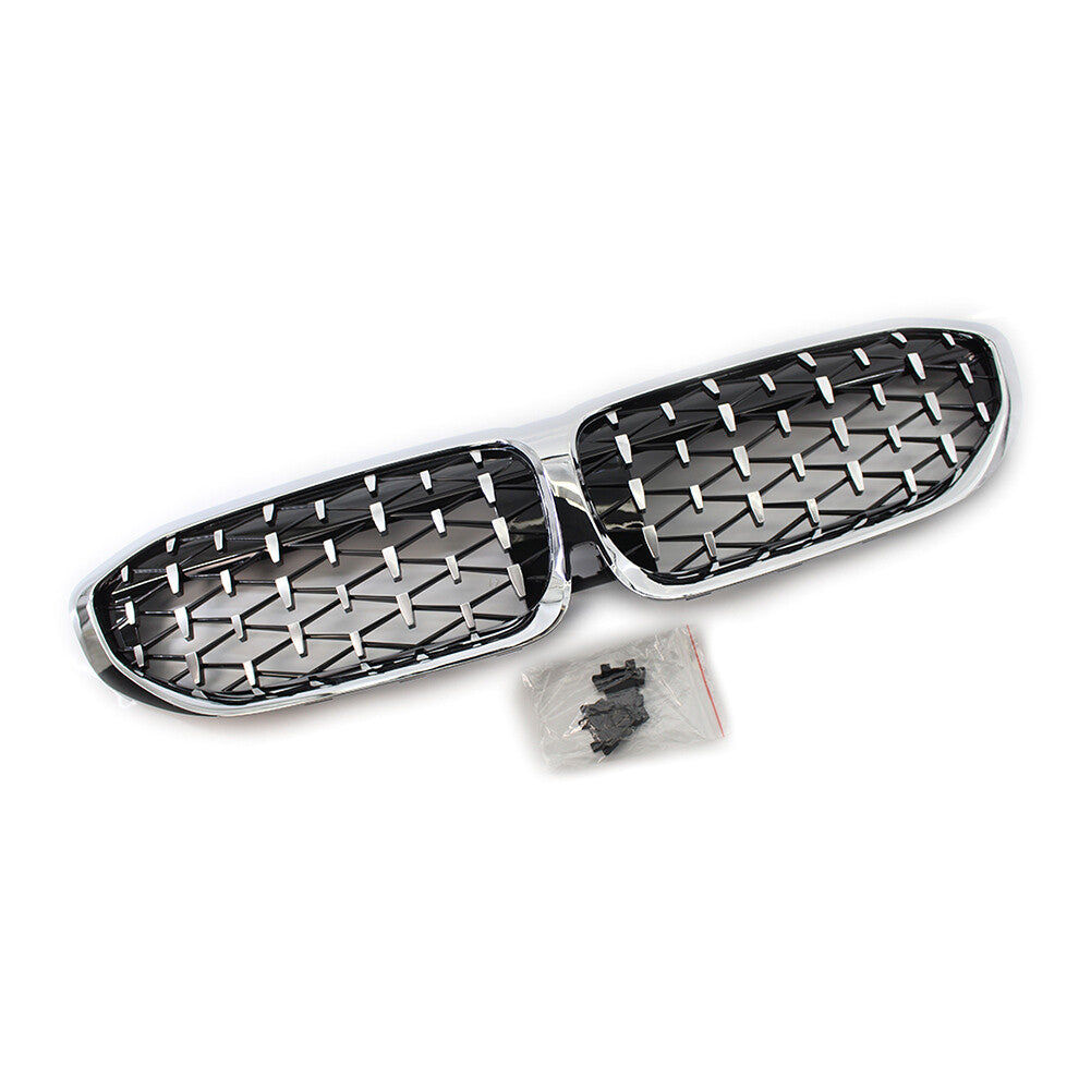 Diamond Style Grill for BMW New 3 Series G20 2019-20 Chrome Front Kidney Grille