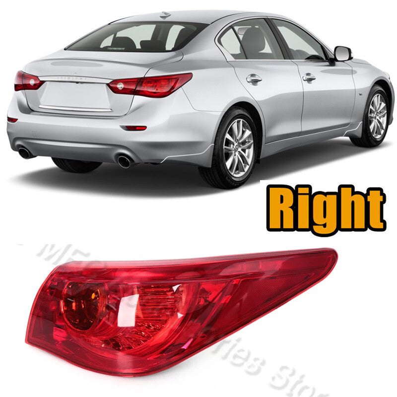 Right For 2014-2017 for Infiniti Q50/Q50s Rear Tail Light Outer Lamp Passenger Side