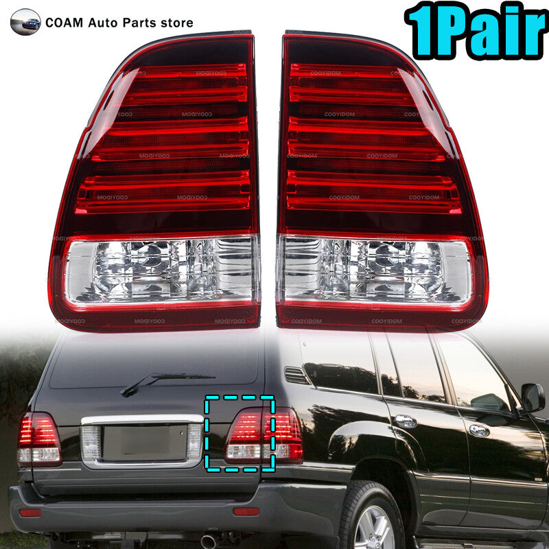 One pair of rear brake stop lights with integrated taillights suitable for Lexus LX470 2006-2007. Q