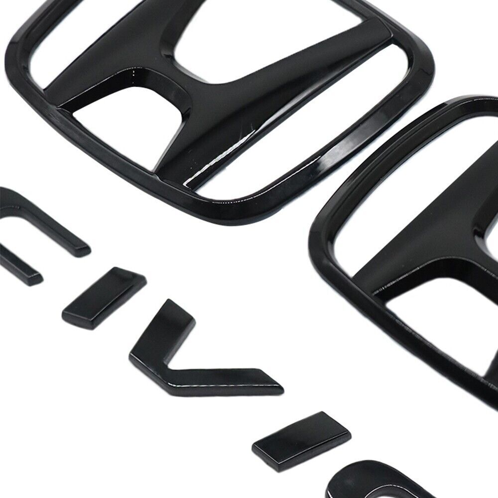 SET for H+CIVIC FC FK BLACK Glossy EMBLEM BADGE for CIVIC FC FK 2015-2021 STICKER