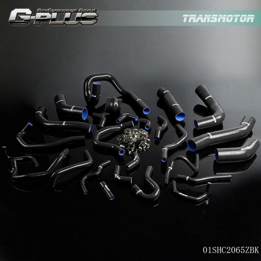 Black silicone radiator hose is suitable for Supra MA70MK37m-GT/7GTE Turbo 30L- v