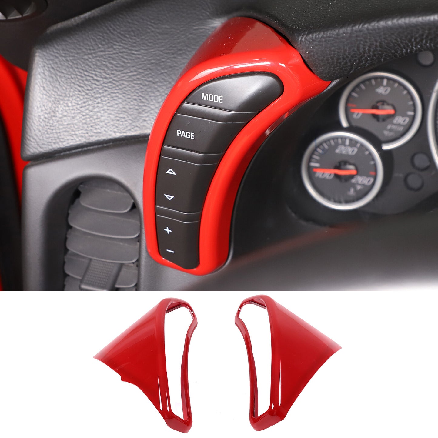 ABS carbon fiber window lifter switch frame decorative cover for Mazda MX-5 2016-2023