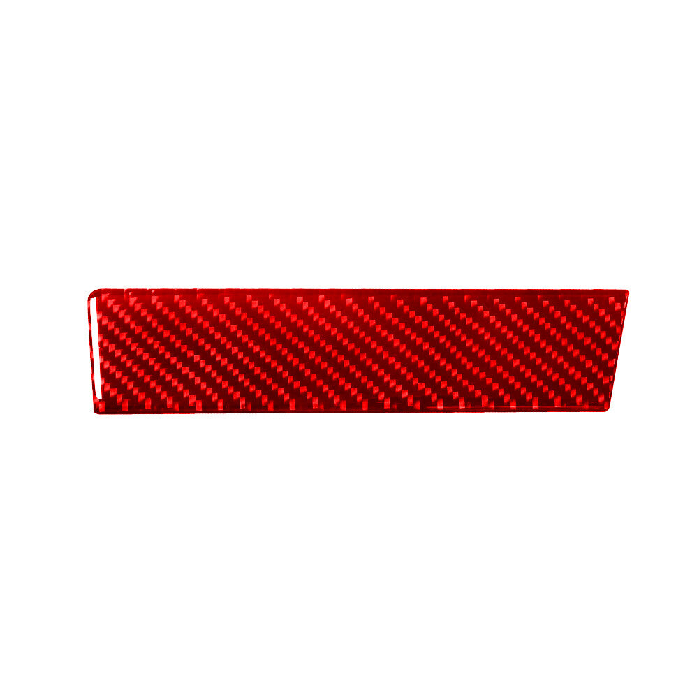 Red Carbon Fiber Center Control Storage Above Trim for Volkswagen for Tiguan 2013-17