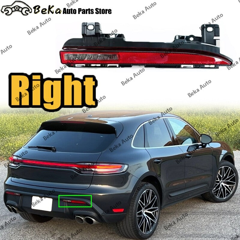 1Pcs for Porsche Macan 95B 2022-2023 Right Rear Bumper Reflector TailBrake Lamp