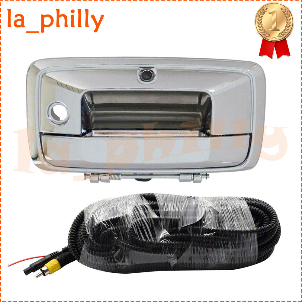 For 2018 for Chevrolet Silverado for Sierra Colorado Tailgate Handle w/ Camera Chrome Q