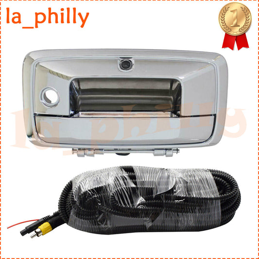 For 2018 for Chevrolet Silverado for Sierra Colorado Tailgate Handle w/ Camera Chrome Q