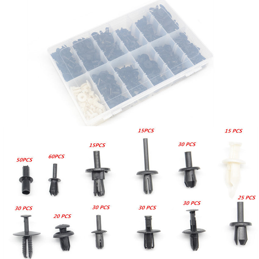 Universal Plastic 350pcs Car Push Pin Rivet Trim Clip Panel Interior Assortments