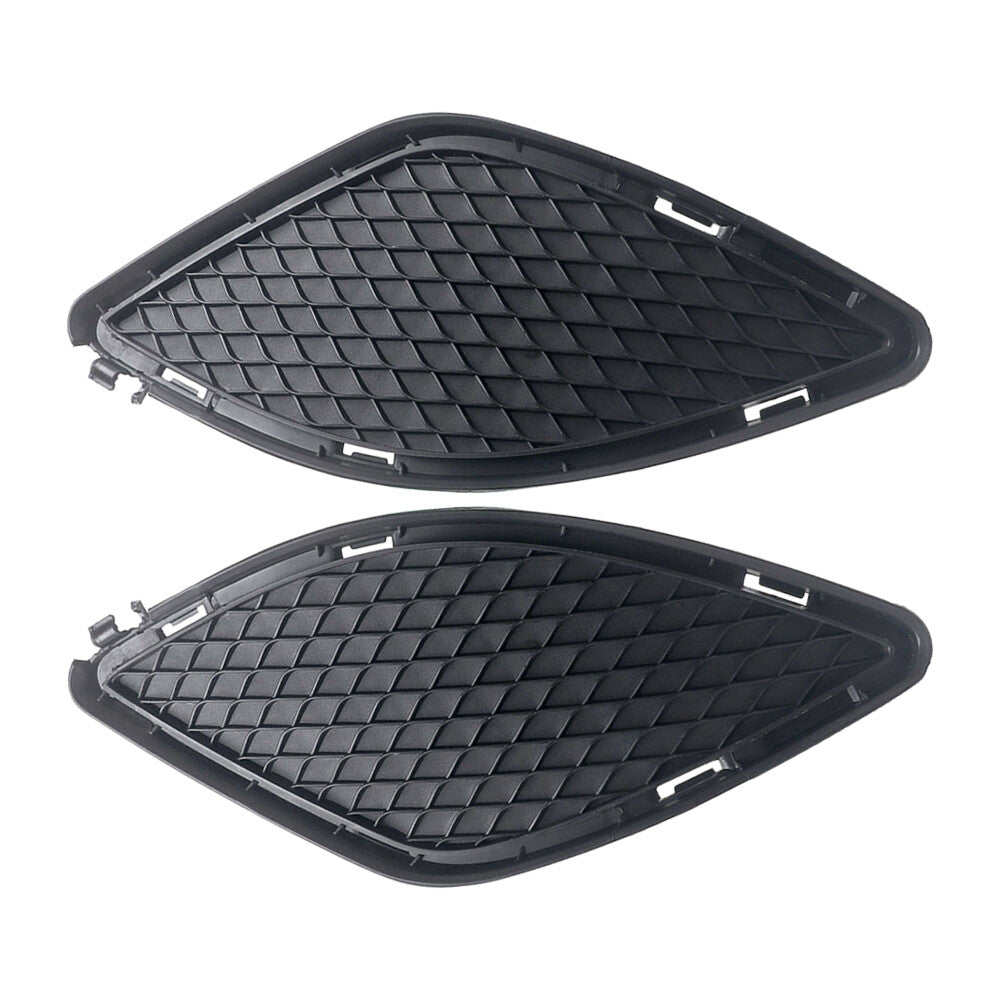 Pair of Front Bumper Mesh Grille Grids Fits 2014-16 for Mercedes-Benz W117 CLA-Class