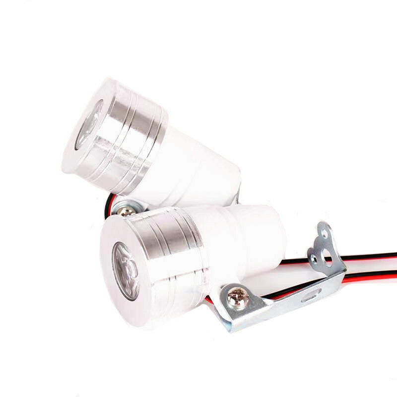 Motorcycle Red Flashing SpotLights Lamp High Brightness Auxiliary Semaphore Bulb