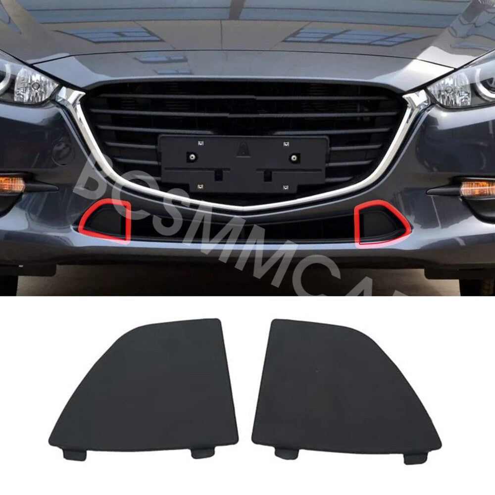 Fit for Mazda 3 2017-2018 Car Tow Hook Cover Cap B63B-50-102 Replacement Parts