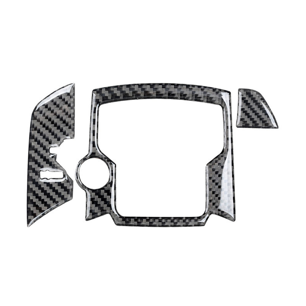 7Pcs Central Gear Shift Trim Cover Carbon Fiber For FJ Curiser 2007-2021 v