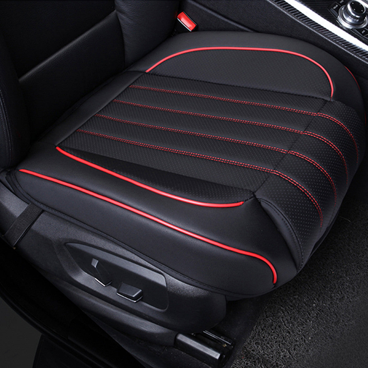 Car Front for Seat Cover Accessory Breathable Leather Pad Cushion Surround Protector