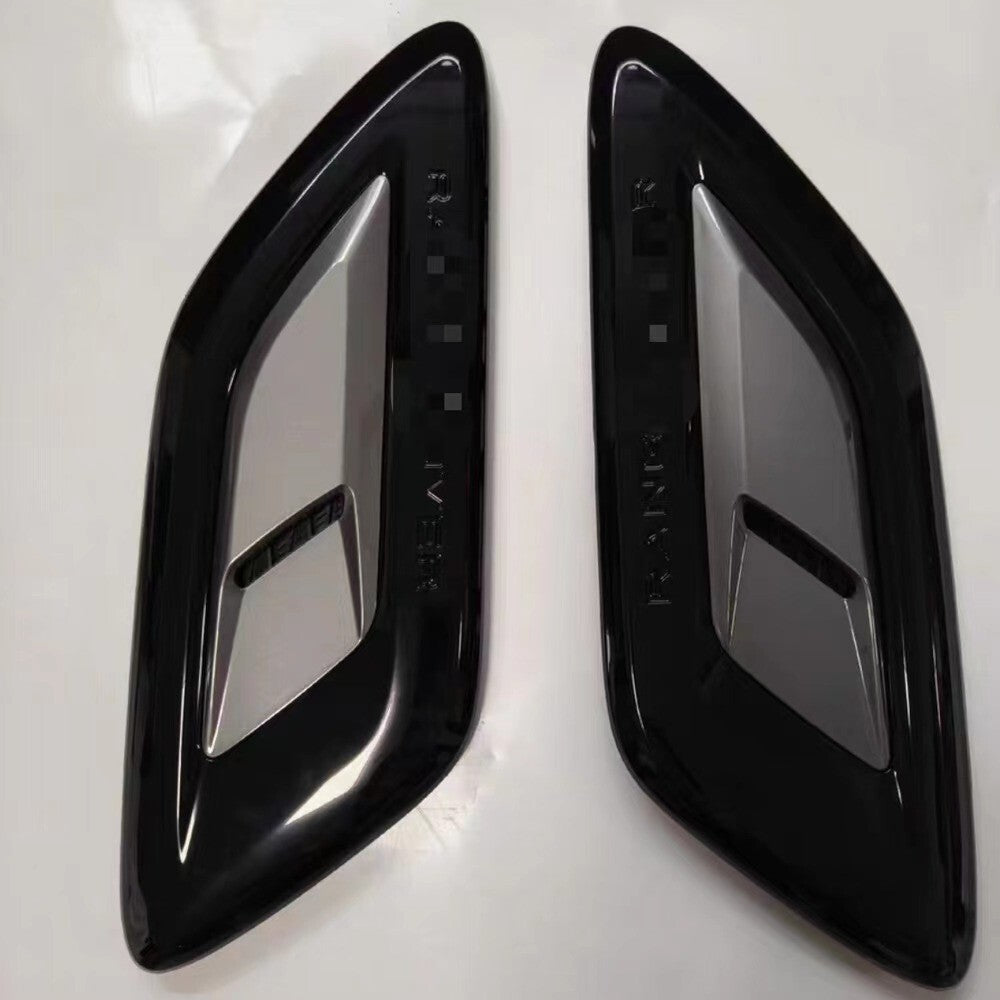 Front Hood Vent Cover Trim Fender Fit for Range Rover Sport 2014-2022 Gray+Black