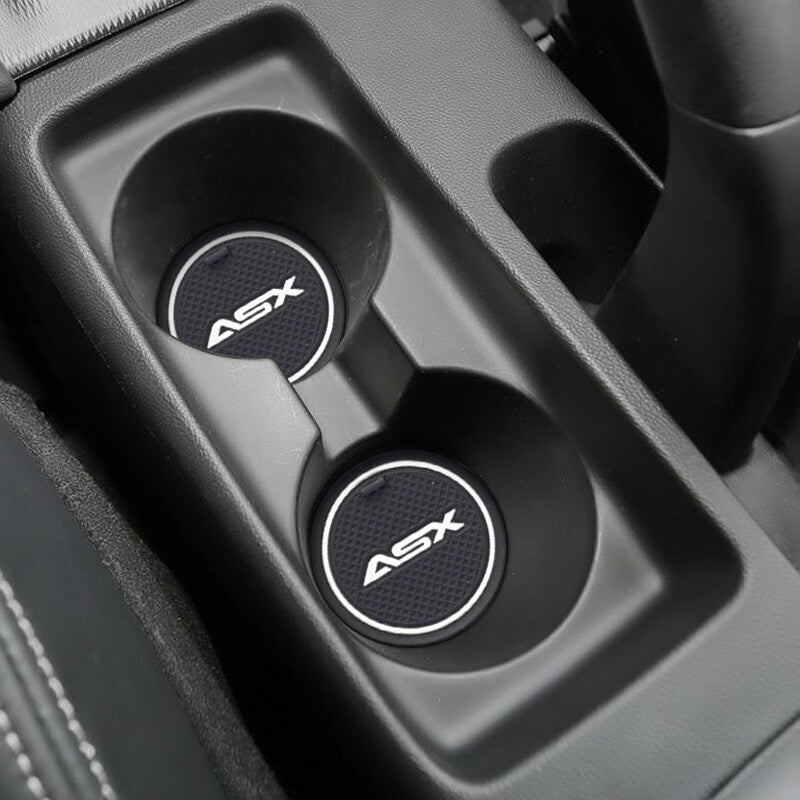 for Mitsubishi ASX 2019 2020 Anti-Slip Gate Slot Cup Mat Accessories Pad WHITE