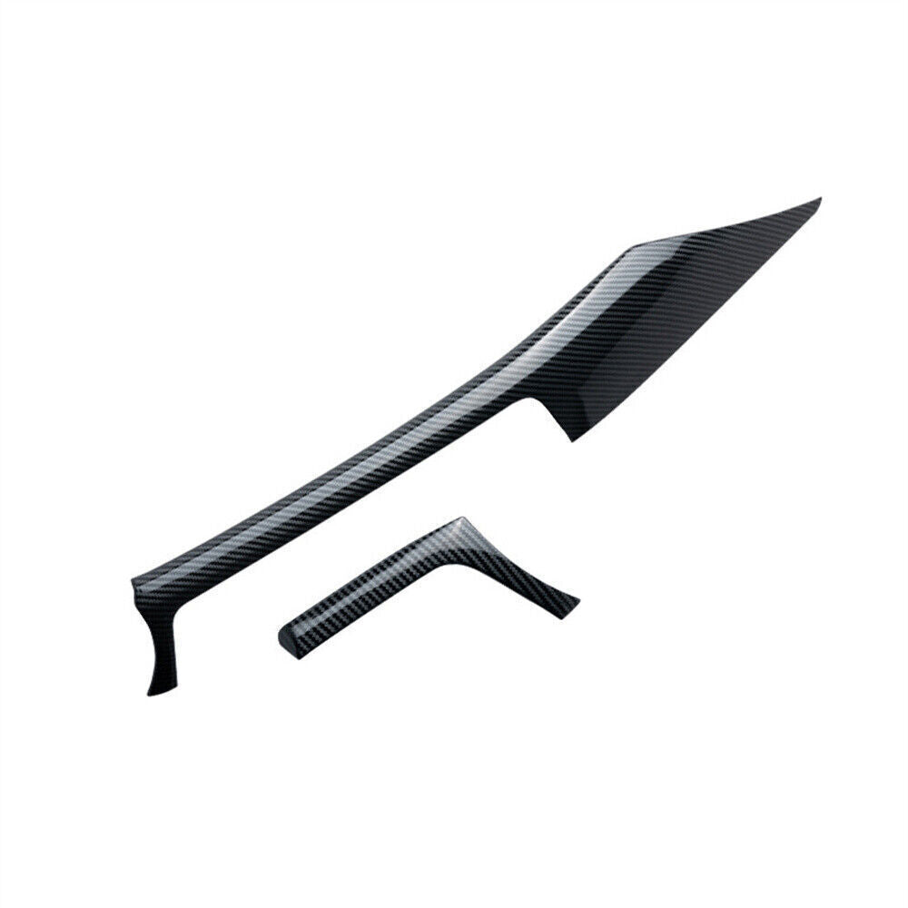 Carbon Fiber Look Car Center Console Dashboard Panel Trim Cover for BMW 3 Series Q