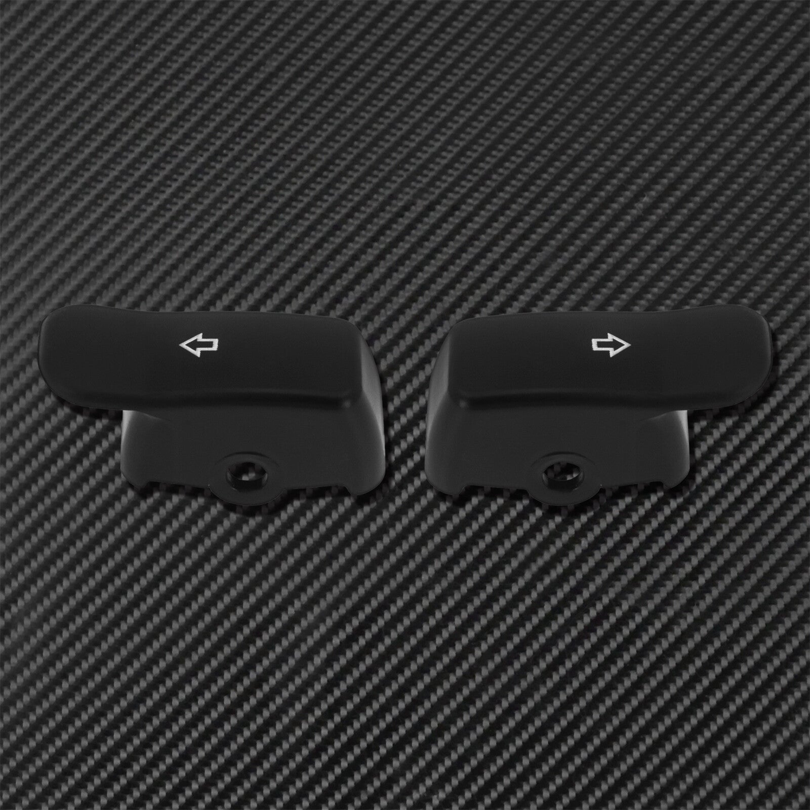1Pair Motorcycle Black Turn Signal Extension Caps Fit for Harley XL Softail Dyna Q
