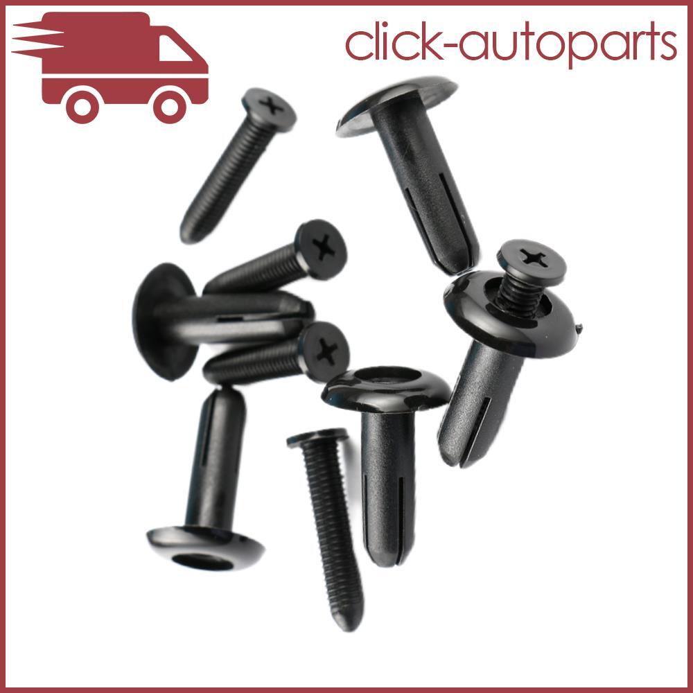 25Pcs Front Bumper Cover Clip Retainer Rivet Nylon For Eclipse Lancer MR138807 Q