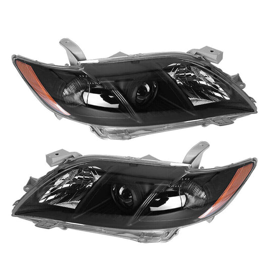 Headlights suitable for 2007-2009 for Camry , driver + passenger side view. n