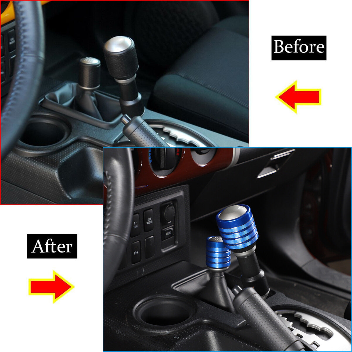 Sliver Steel Interior Gear Button Frame Trim Cover for Jaguar XJ 2010 - 19 US- v