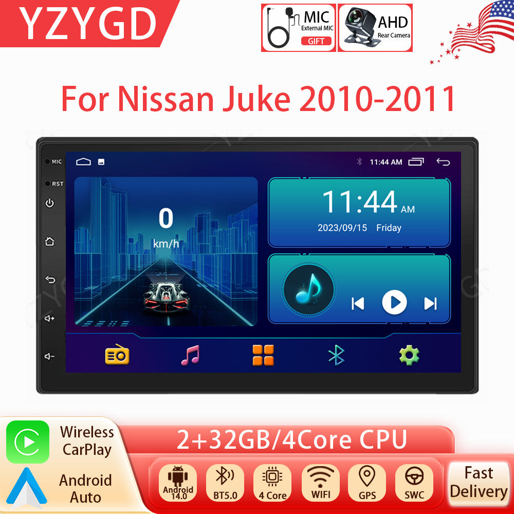 Android Auto Carplay for Nissan Juke 2010-2011 Stereo Car Radio GPS WIFI Screen