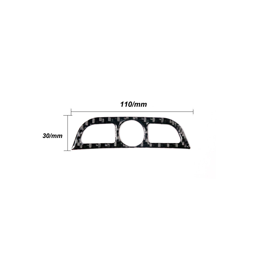 Carbon Fiber Center Armrest Door Cover Trim for BMW 6 Series F12 F13 2011-2018