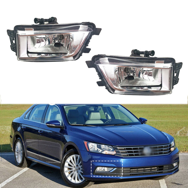 1 Pair for Volkswagen for VW for Passat B5 2016-2018 New Front Bumper Fog Lamp Assembly