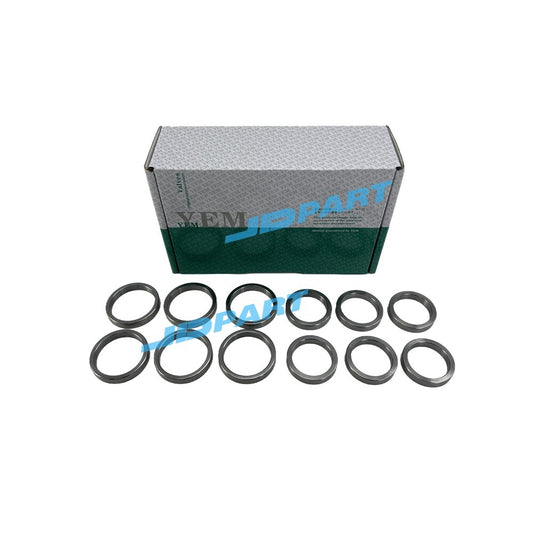 12-piece set of 6BG1 intake and exhaust valve seats for Isuzu diesel engines -
