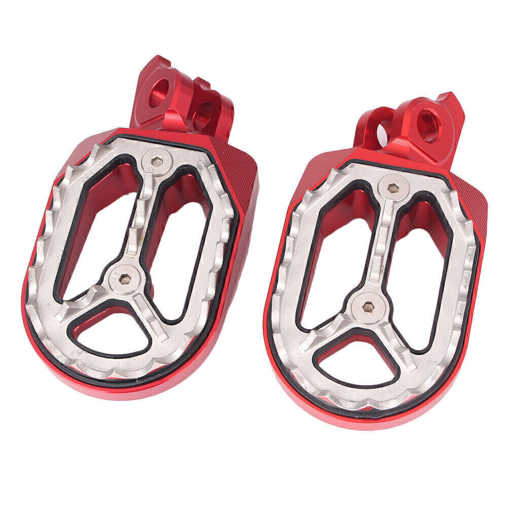 Red Racing Footpegs for Suzuki RMZ250 RMZ450 2010 2011 2012 2013 2014 2015 Q