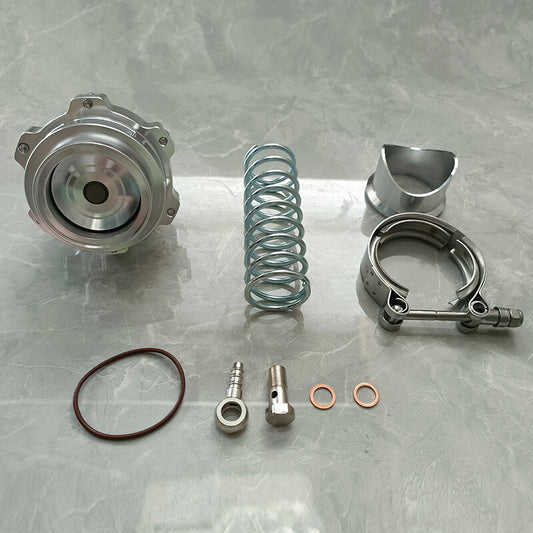50 mm blow valve CNC BOV with V-band flange adapter, clamping spring, O-ring 35PSI