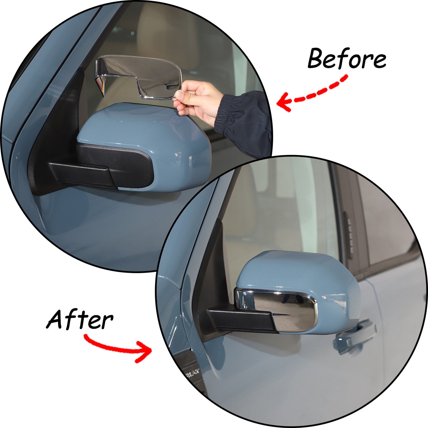 Matte Black ABS Hood Side Hinge Cover Trim Cap for Hummer H2 2003-09 SUV SUT- v