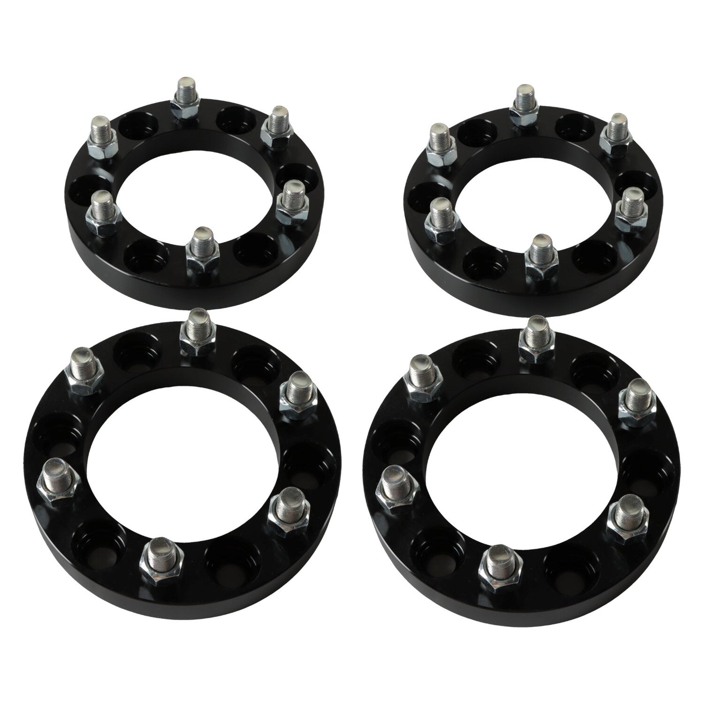 4 1 Inch 6 Lug Fits for Chevy GM Wheel Spacers Adapters | 6x5.5 to 6x5.5 14x1.5 n